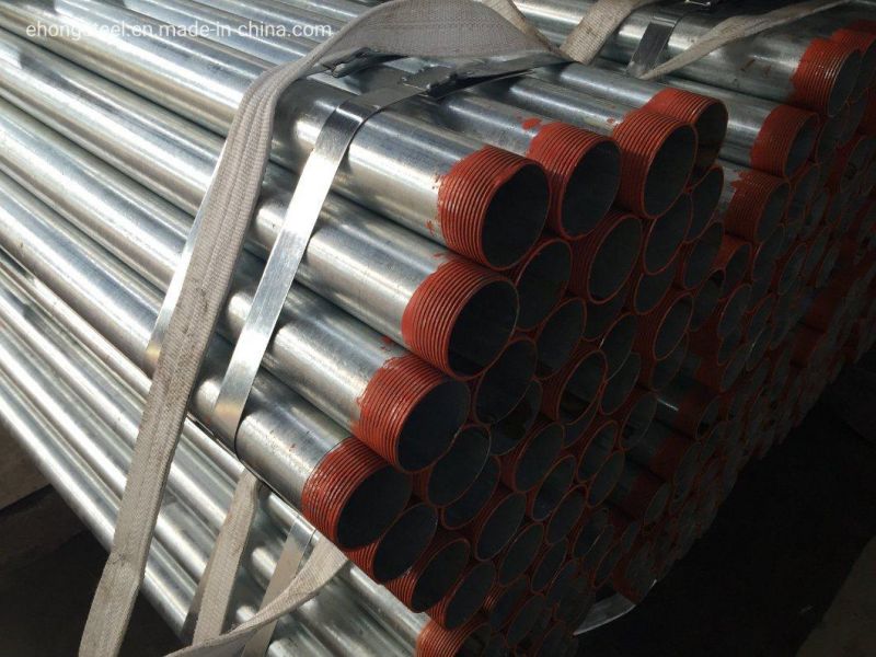 Hot DIP Galvanized Steel Round Pipe Structural Gi Scaffolding Steel Pipe with Couplers