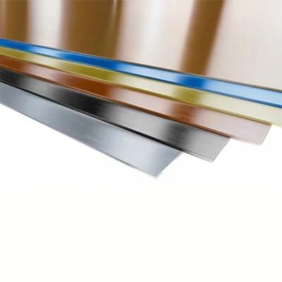Ss Sheet Color Decoration Gold Black 201 Inox 304 Stainless Steel Mirror Sheet for Interior Exterior Decoration Designs