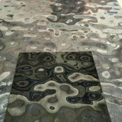 Factory Supply 304L 316L Stainless Steel Decorative Water Ripples Sheet