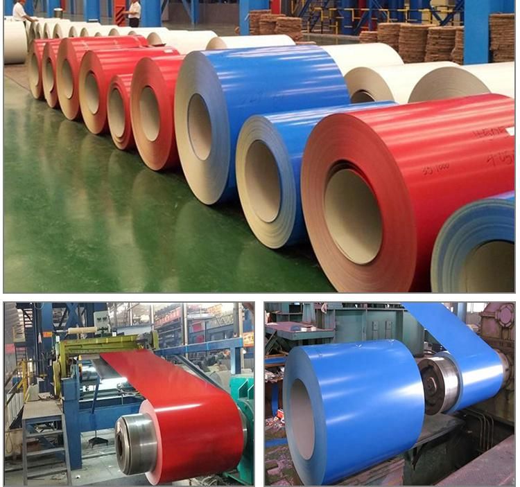 750mm Width Roofing Steel for Wall Panel Pre-Painted Galvanized Steel Coil