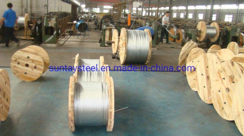 Galvanized Steel Strand 5/16" Ehs/HS as Messenger Wire ASTM 475