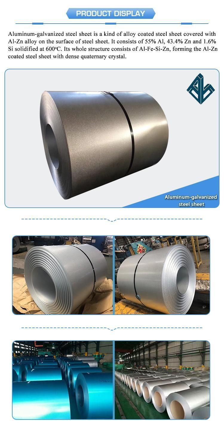 Zinc Aluminized Sheet Az150 Aluzinc Steel Coil Galvalume Gl Steel Coil