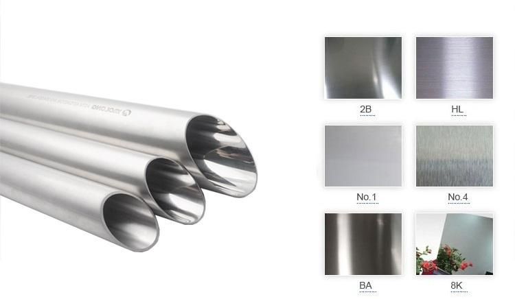 Customized AISI 201 Seamless or Welded Stainless Steel Pipe