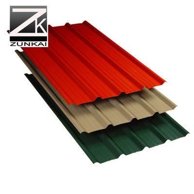 Popular Color PPGI Metal Galvanized Steel Sheet Roof Plate Galvalume Zinc Corrugated Roofing Sheet