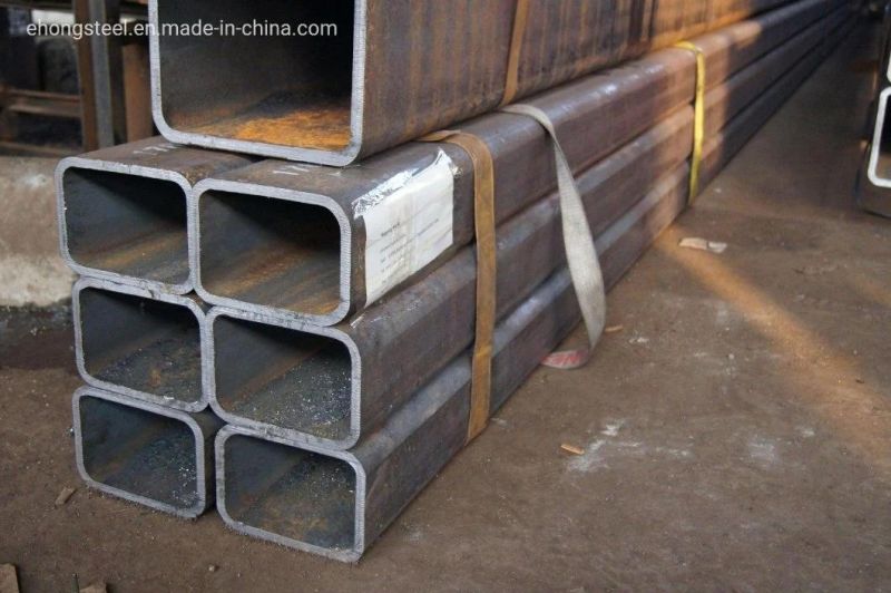 Q235B Q355b Square Rectangular Steel Pipes Price Steel Tube Black Carbon Pipe Price