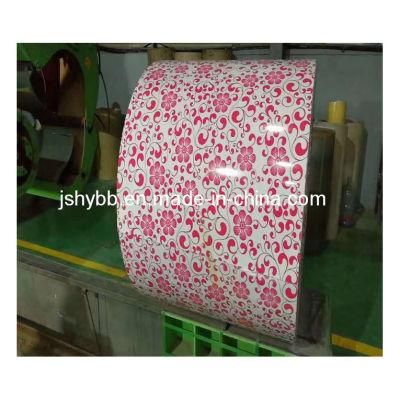 Chinese Supplier PPGI Steel Coils / Flower Pattern PPGI