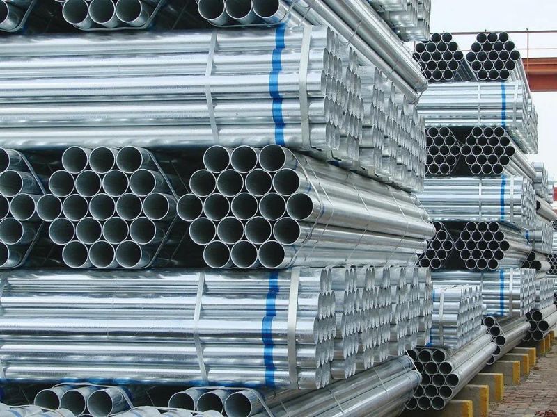 Q195 Q235 Q345 Galvanized Iron Pipe Manufacturer Hot DIP Galvanized Steel Pipe Gi Round Tube Galvanized Steel Pipe Fittings Galvanized Round Steel Pipe