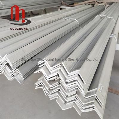 Equal/Uneual Stainless Angle Guozhong Hot Rolled Stainless Steel Angle for Sale