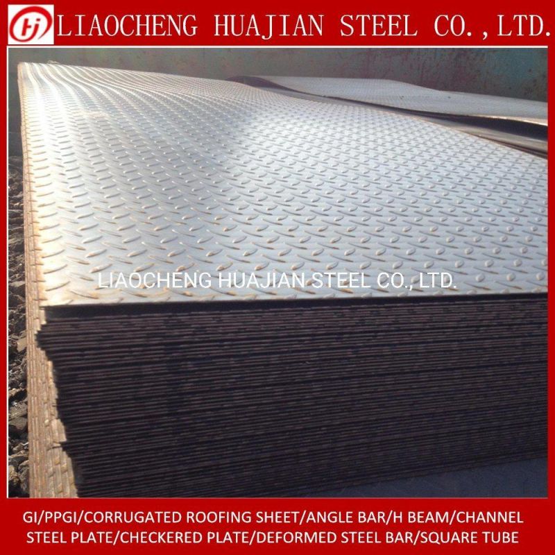 A36 Ss400 Ms Checkered Plate Steel Chequred Plates