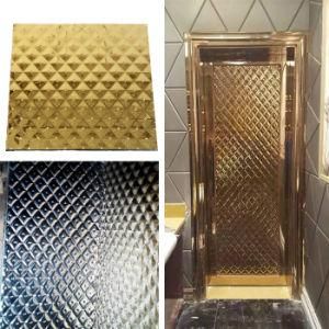 Stereo Stainless Steel Embossing Board Anti - Mosaic Steel Sheet 551