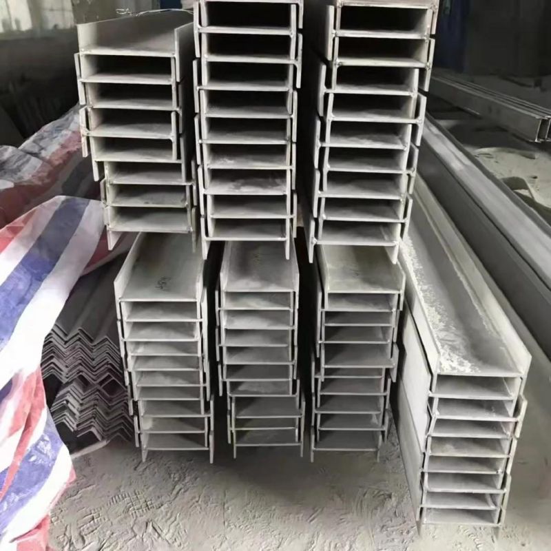 DIN GB Stainless Steel H Beam H Shape Steel Beam Punching Cutting Processing