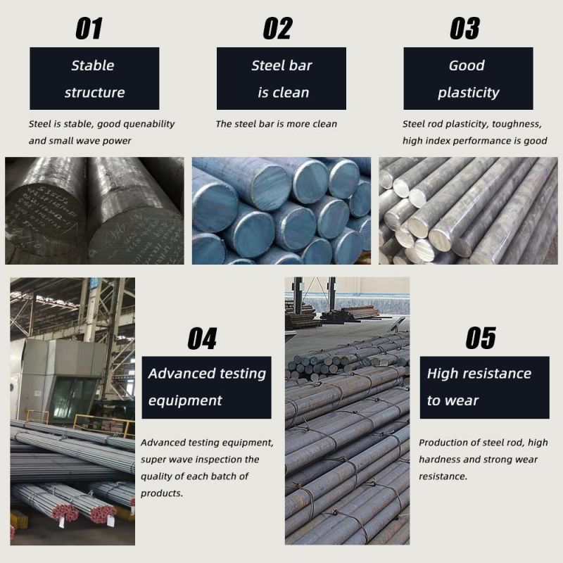 Q345 Round Steel Rod Factory Price Carbon Steel Round Bar