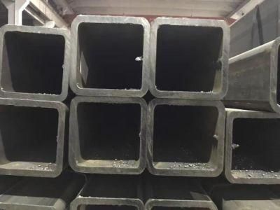 Gi Pipe Size Galvanized Hollow Section Square &amp; Rectangular Pipe Ms Gi Tube Rectangular Hollow Section ERW Mild Steel Tubes