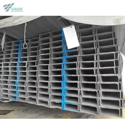 Hot Rolled Universal Beam Steel Channel Iron U Channel Beam Size and Length 140X58 12m