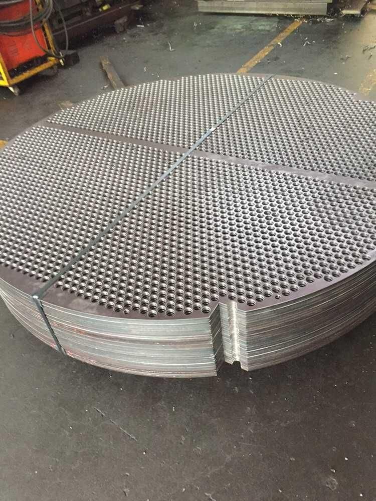 Hastelloy C22 C-22 (Alloy C-22) +ASME SA516.Gr60 Gr.60 Grade 60 ASTM SA-516.Gr70 Gr.70 Bimetallic Clad/Cladding/Cladded Tube Sheets Baffles Plates Tubesheets