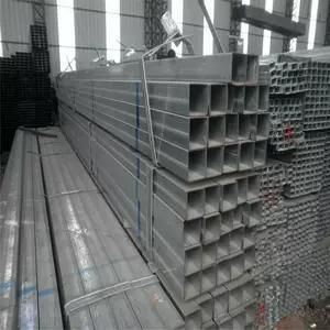 Customizable for Machining Low Carbon Black Steel Hot DIP Galvanized Coating Square Tube