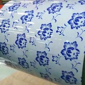 Flower Pattern Texture Printed Steel Coil/Sheet/Plate for Construction Material