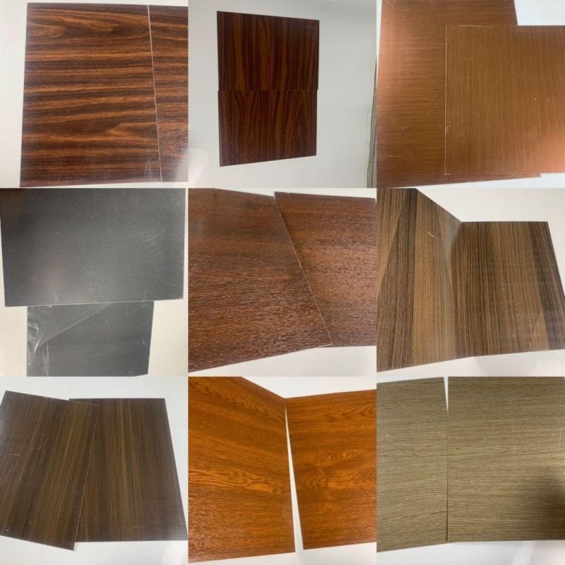 Wooden Pattern PVC Decoration Film PPGI Galvanized Steel Sheet