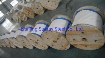 4.77mm Galvanized Steel Core Wire Packed on Drum as Per ASTM B 498 Class a