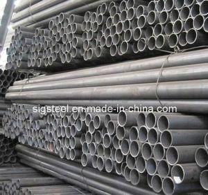 ERW Welded Continuous Weld Threaded Black Round Steel Pipe