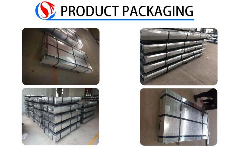 Color Steel Plate Material and Galvanized Ribbed Corrugated Iron Sheet for Roofing Type Galvanized Iron Plain Sheet