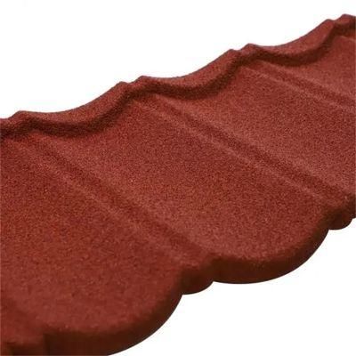 0.3~0.5mm Thickness Stone Coated Metal Roofing Sheets Prices Stone Coated Metal Roofing Tile