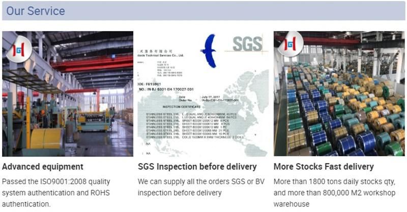 Chinese Steel SUS AISI 304 316L 310S 316ti 317L 430 410s 3cr12 420 8K Mirror Hl No. Stainless Steel Plate / Stainless Steel Sheet