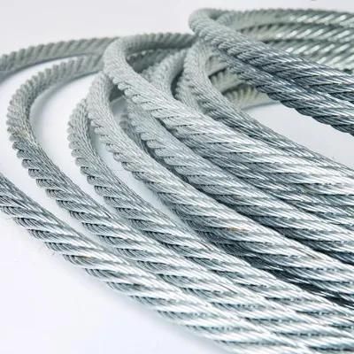 Wholesale Galvanized Steel Messenger Cable 1.5 mm Steel Towing Wire Rope