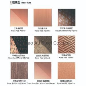 Customized Pattern Laminated 201 Stainless Steel Sheet with 0.5mm Thickness for Kitchen Equipment