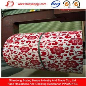 Violet Flower Coating PPGI Steel Sheets in Coils From Shandong Factory