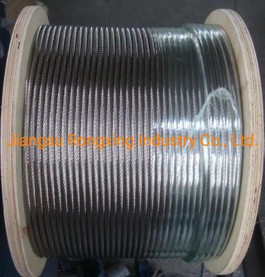 China 304 7X19 Structure 0.54 mm Diameter Stainless Steel Wire Rope