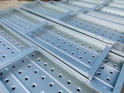 Selected Quality Mild Steel Scaffolding Catwalk Galvanized Steel Plank with Hook