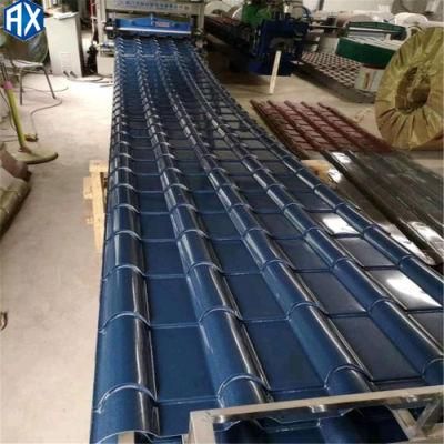 Dx51d 0.12mm 850mm 900mm Glavanized PPGI for Roofing Sheet