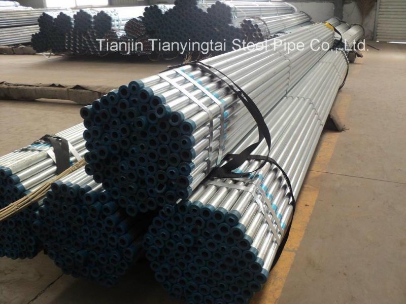 Medium Galvanized Steel Pipe with Yellow Band