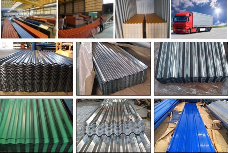 Zinc Coated Galvanized Corrugated Steel Sheet Corrugated Board Zinc Roofing Sheet