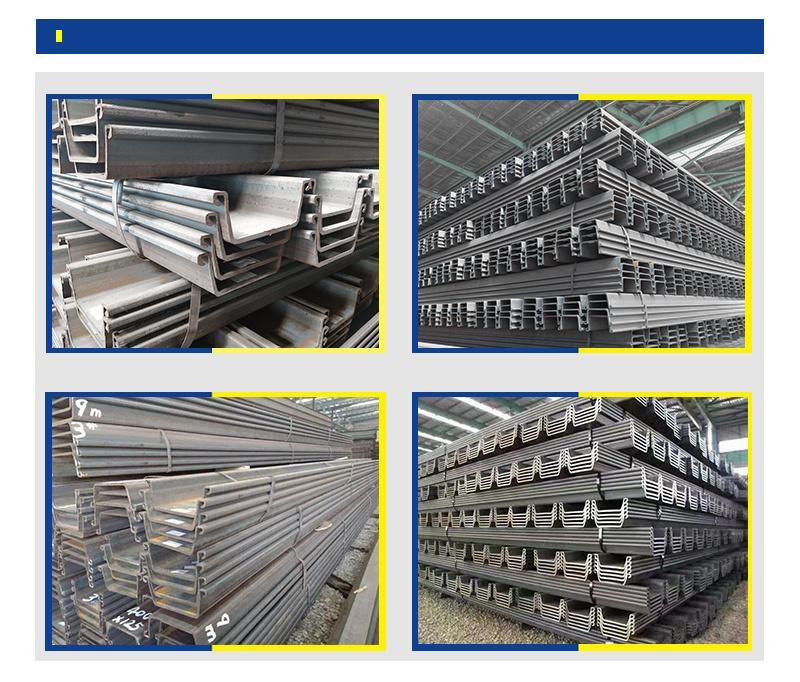 2020 Best Selling U Dimenion Cold Formed Steel Sheet Pile