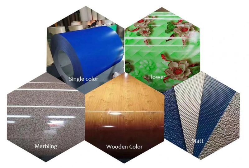 Prime Ral Colour Coated Prepainted Gi Steel Coil/PPGI/Roofing Metal Materials