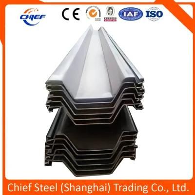 Steel Sheet Pile Interlocking Sheets, Z Type, U Type, European Standard En10249 S355jr S355j0 S355j2h Sheet Pile Hot Rolled Steel Sheet Pile