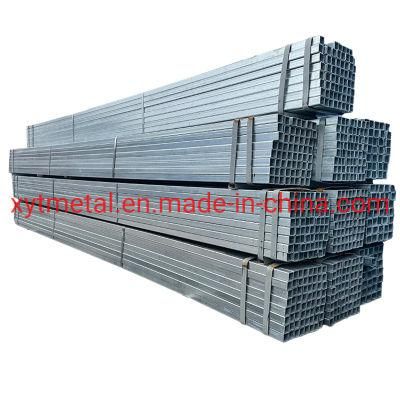 Low Price 2.5 Inch Galvanized Square Steel Pipe, Galvanized Steel Tube Price Per Meter