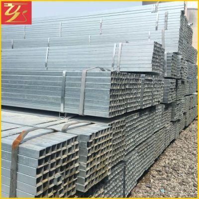ASTM A53 Gi Welded ERW Pipes Mild Low Carbon Square Galvanized Steel Tube