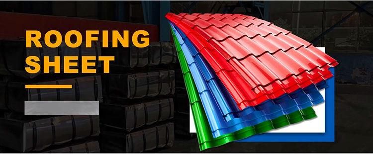 Hot Rolled Corrugated Roofing Sheets Color Coated Sheet ASTM A36 Q235 Metal Siding Color Coated Corrugated Steel Roofing Sheet Zinc Roofing Sheet