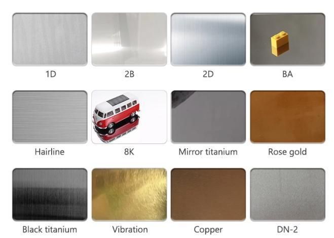 ASTM 304 2b Decorative Gold Roof Plate Stainless Steel Plate