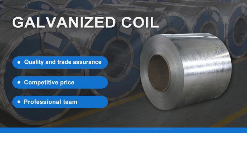 Ss330 Hot Rolled DC56D Z275 Ordinary Surface Galvanized Steel Coil