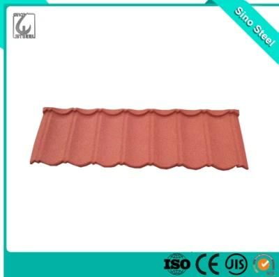 International Popular Durable Building Material Stone Coated Steel Roof Tiles