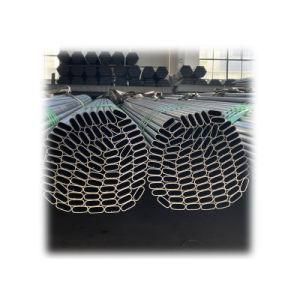 Construction Oval Shaped Carbon Steel Pipe Welded Tubes Elliptical Pipes for Handrail