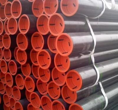 BS1387 ASTM A106 API 5L Gr. B Ms/Gi/Oiled/Painted Hollow Section Carbon ERW Steel Pipe Welded Round Pipe