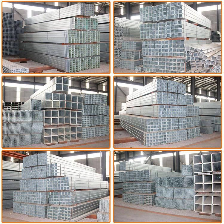 ASTM A53 Mild Galvanized Square Hollow Section Pipe