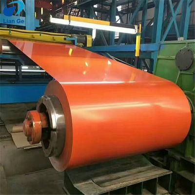 Liange Hot Dipped Galvalume / Galvanized 0.5mm Thick Color Coated Steel Coil