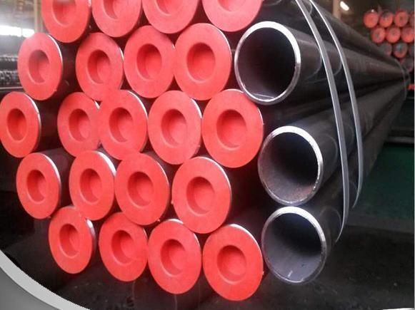 Standard Length Manufacturer Black Carbon ERW Steel Pipe