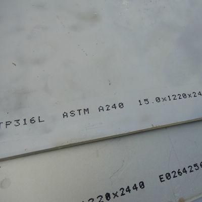 316 Stainless Steel Matte Finish Sheet Metal Plate